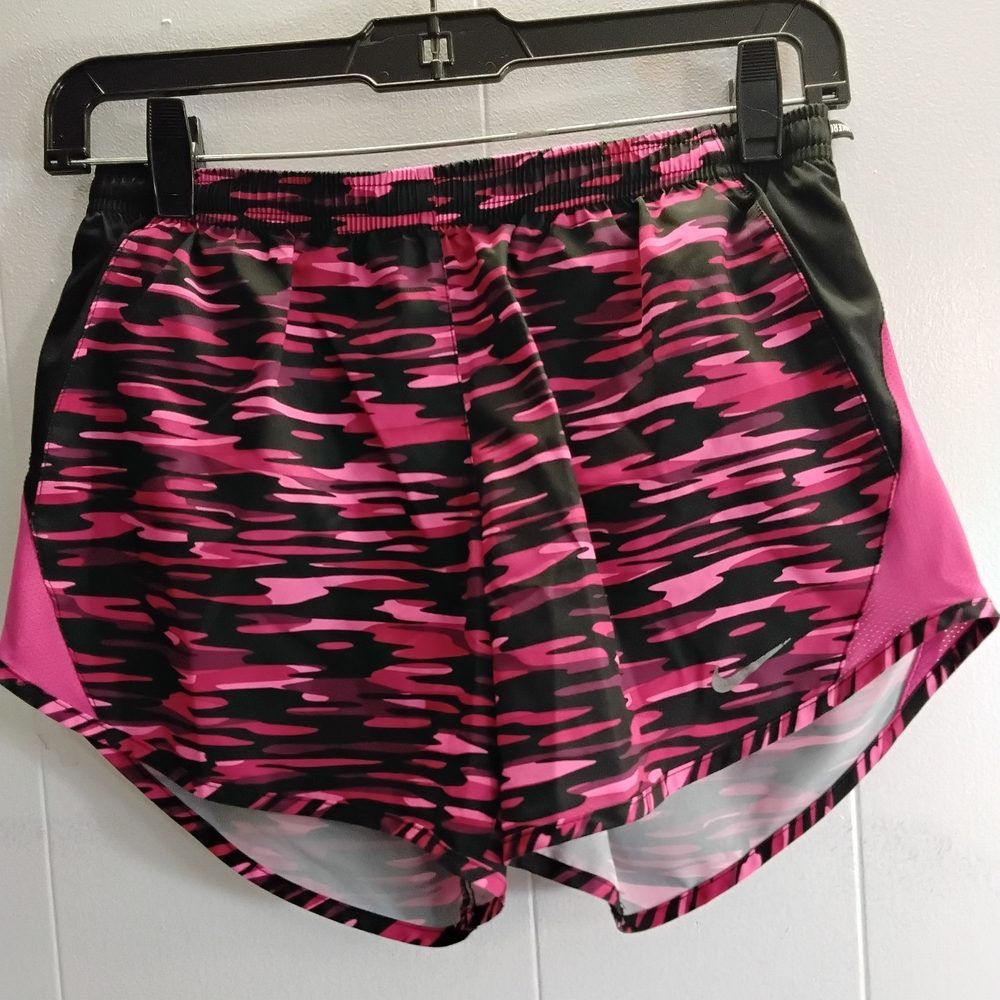 Nike Pink and Black Athletic Shorts